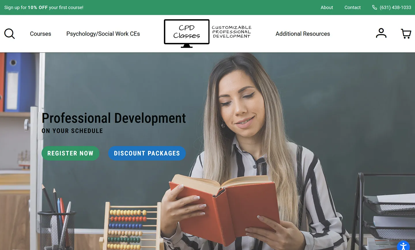 CPD Classes project screenshot