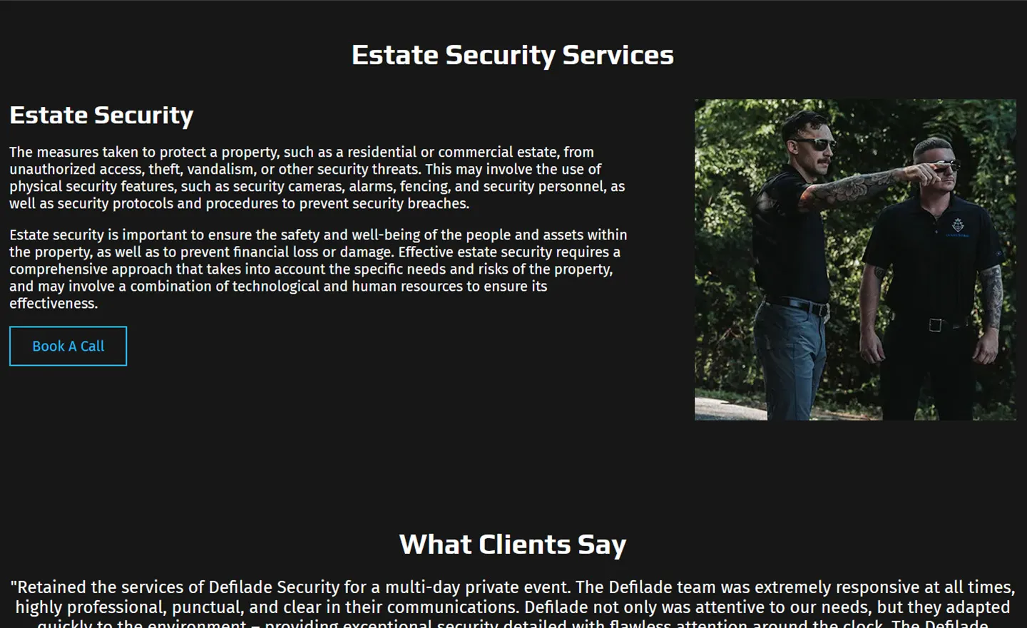 Defilade Security screenshot 2