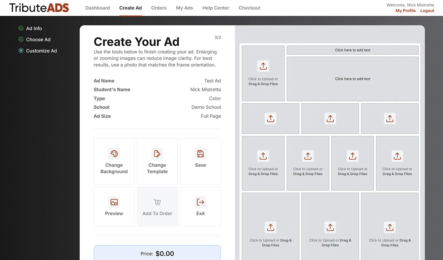 Tribute Ads screenshot 3