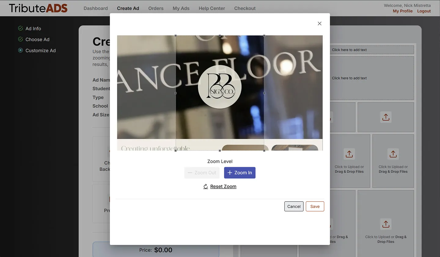 Tribute Ads screenshot 4