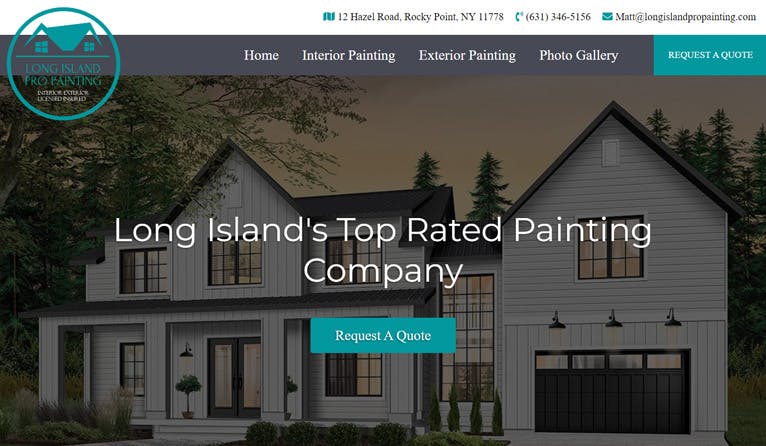 Long Island Pro Painting | VRTX Digital Website Portfolio